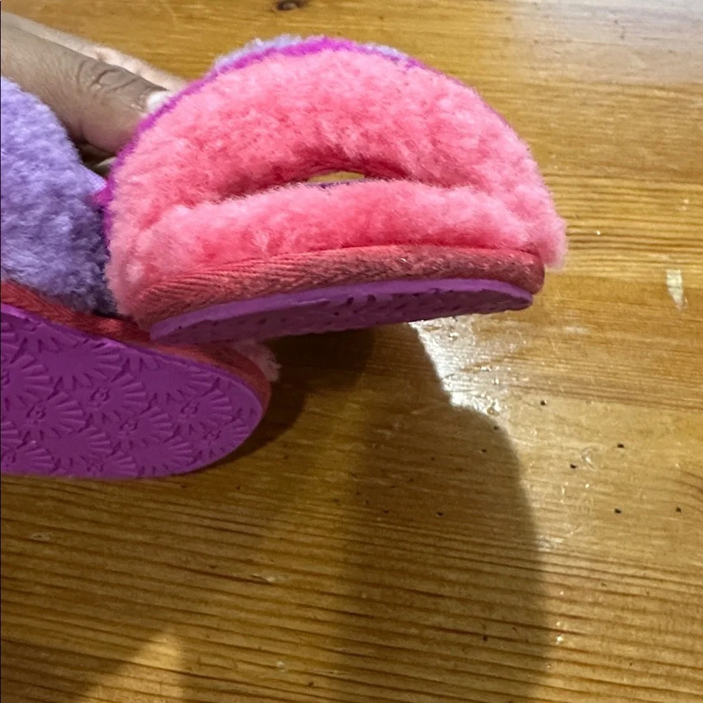 UGG Pink and Purple BABY  Slippers size 7